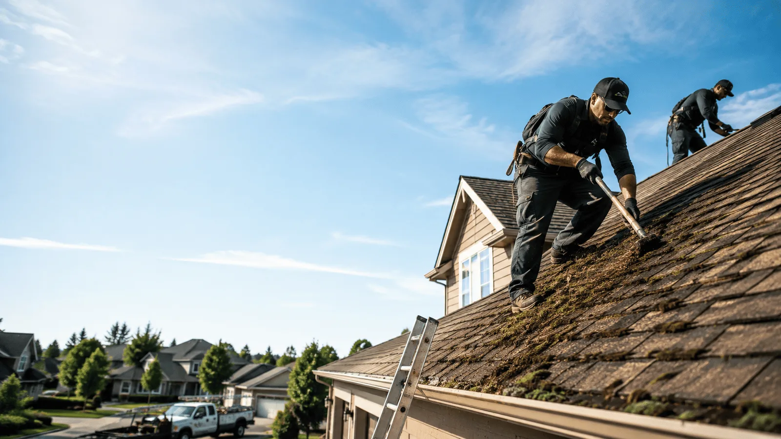 Roof Moss Removal in Heaters, WV near me